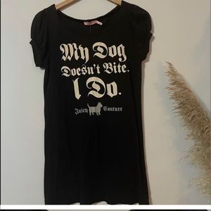 ISO my dog don’t bite but I do juicy couture t shirt size xl or large